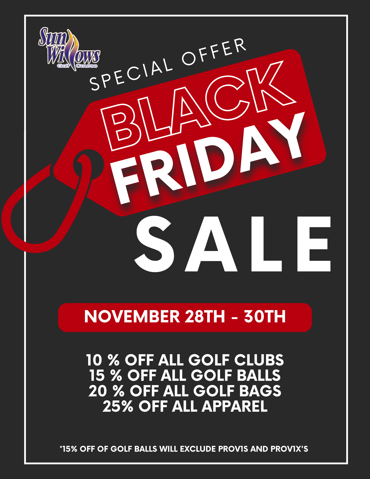 Sun Willows Black Friday